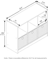 Estantería Furinno 3x2 con Bins, Almacenamiento, Modelo Básico