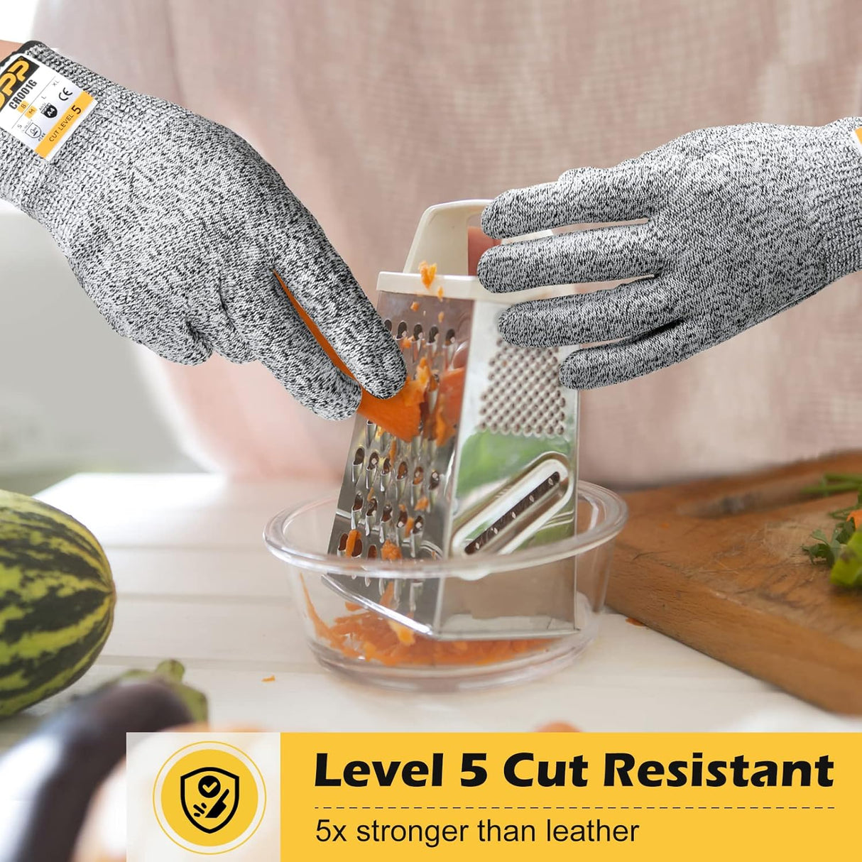 Guantes de seguridad nivel 5 resistente a cortes