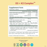 Pure Synergy D3 + K2 Complejo Vegano | Orgánico 60 cápsulas