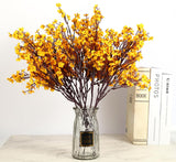 12 Pcs Flores Artificiales, Gypsophila, Decoración Mesa