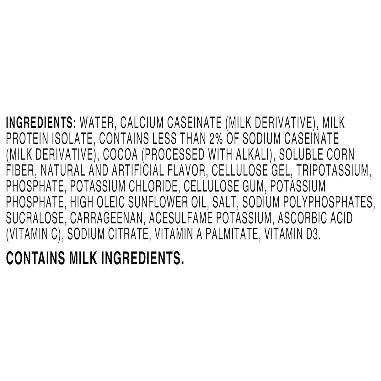 Suplemento Zero Protein Shake, chocolate  12 pack 0.03 onzas