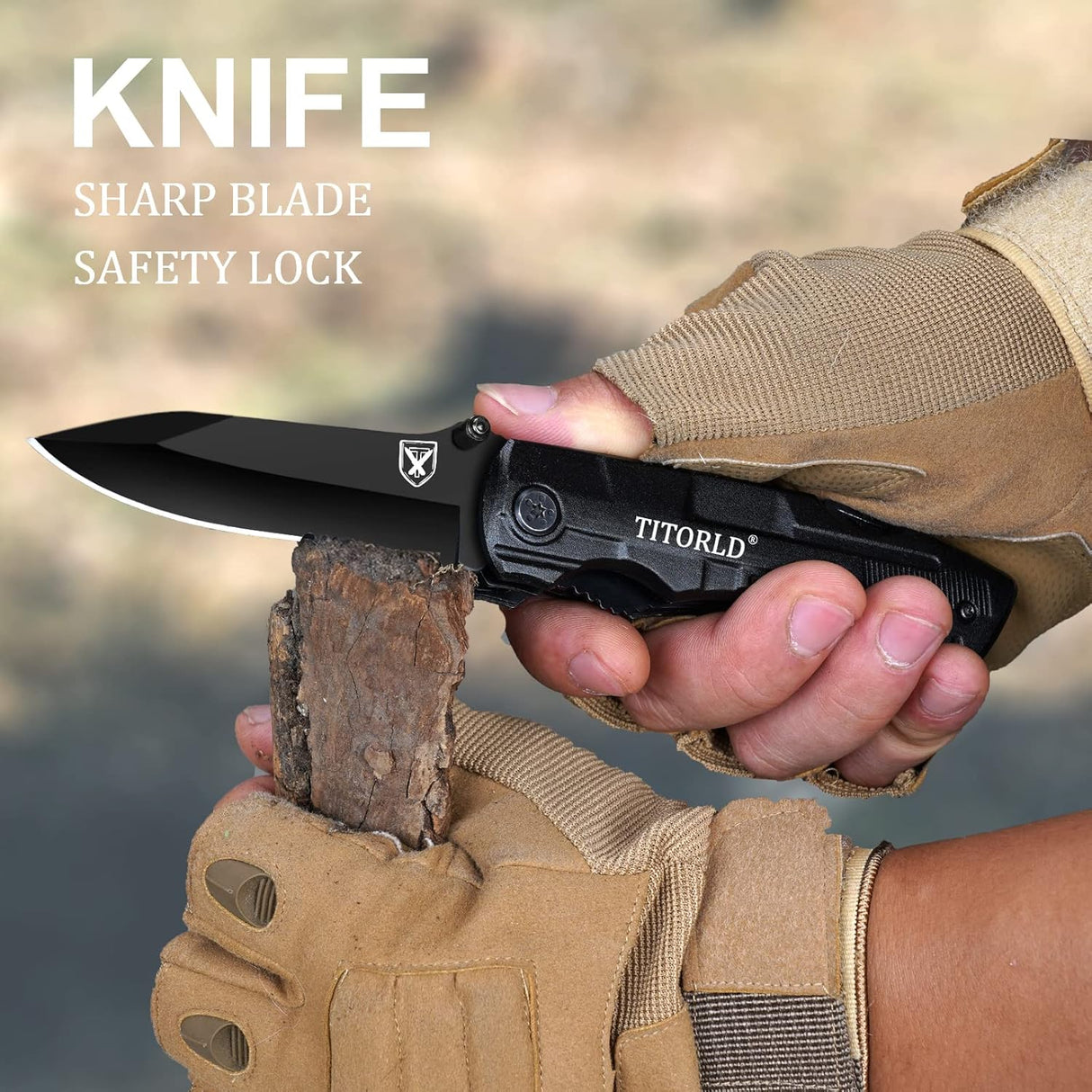 Cuchillo de bolsillo, multiherramienta, plegable EDC
