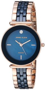 Reloj de vestir de cuarzo y metal para mujer