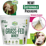 Suero de leche aislado sin sabor, certificado Pastoreo, 3lbs