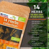 Paquete de Semillas de Hierbas Culinarias - Heirloom y No GMO