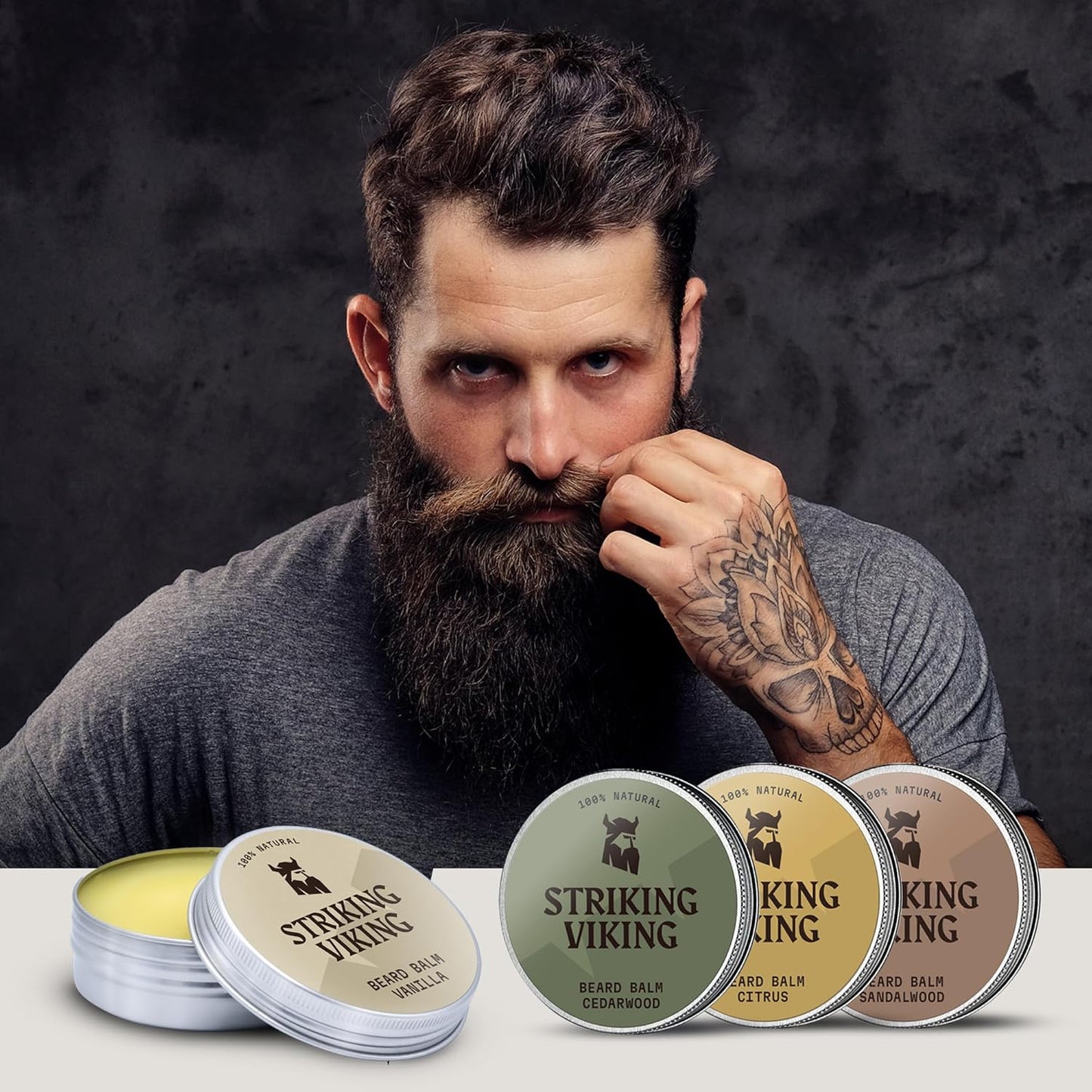 Bálsamo para barba para hombres Acondicionador para barba