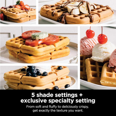 Máquina de Waffles Vertical, 5 Niveles de Tostado, BW1001
