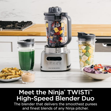 Licuadora Ninja SS151 TWISTi, extractor de nutrientes, 1600 W
