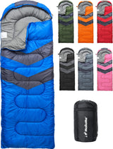 Sleeping Bags for Adults, Kids 10-12 - Cold & Warm Weather