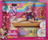 Barbie Carreras Juguete Set con Gimnasia y Accesorios
