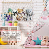 Hamaca para Peluches, Macrame, con Luz LED, 2 Pcs