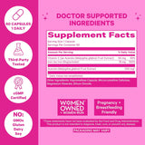 Suplemento Pink Stork Hierro con bisglicinato y vitamina C