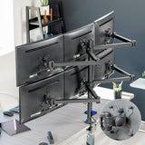 Soporte de Pantalla VIVO para 6 Monitores, Ajustable, STAND-V106A