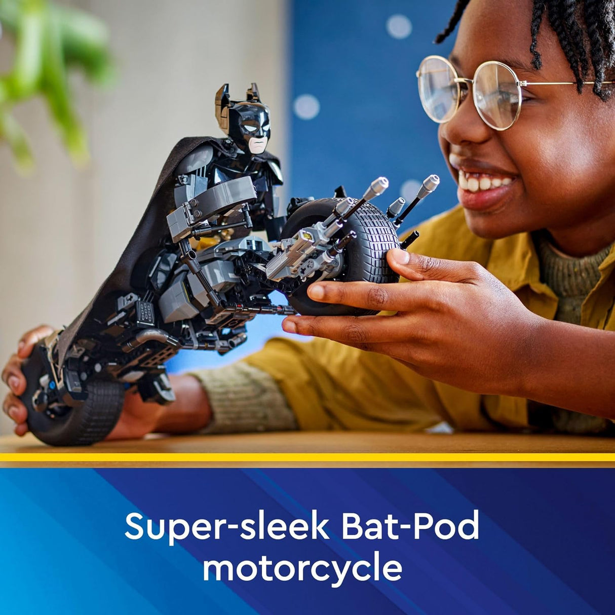 Figura de Batman y Bat-Pod, Juguete de Aventura y Acción