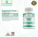 Suplementos Vitamina citrato de zinc   óxido para adultos