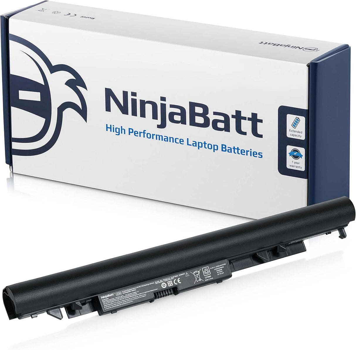 Batería para HP, alto rendimiento de 2200mAh HS04 NinjaBatt