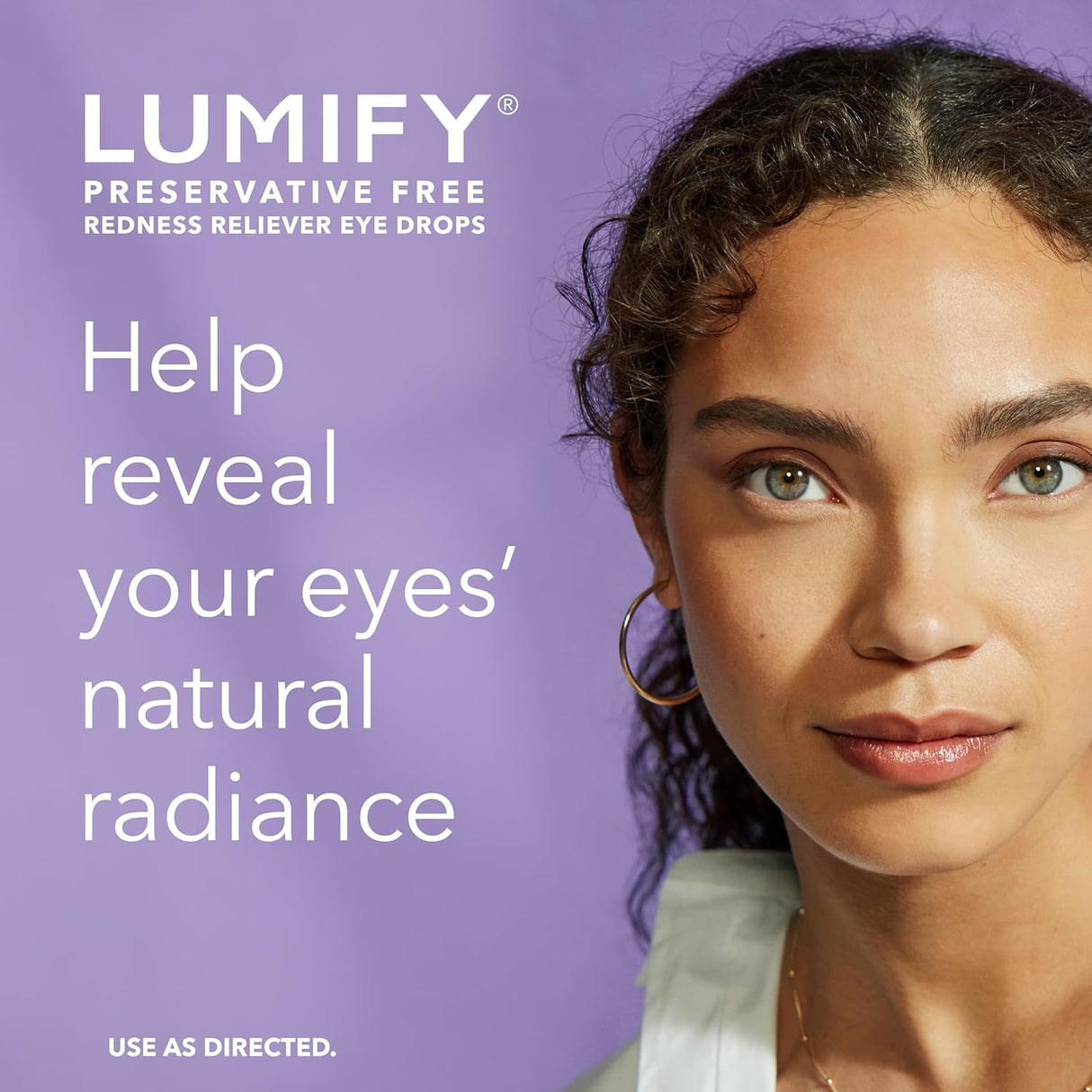 Gotas para los ojos LUMIFY, alivio enrojecimiento, 20 viales