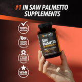 Suplemento de Saw Palmetto, 3X Potente, Salud Prostática, 2 Meses