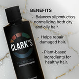 CLARK's Champú para caspa de espectro completo con alquitrán