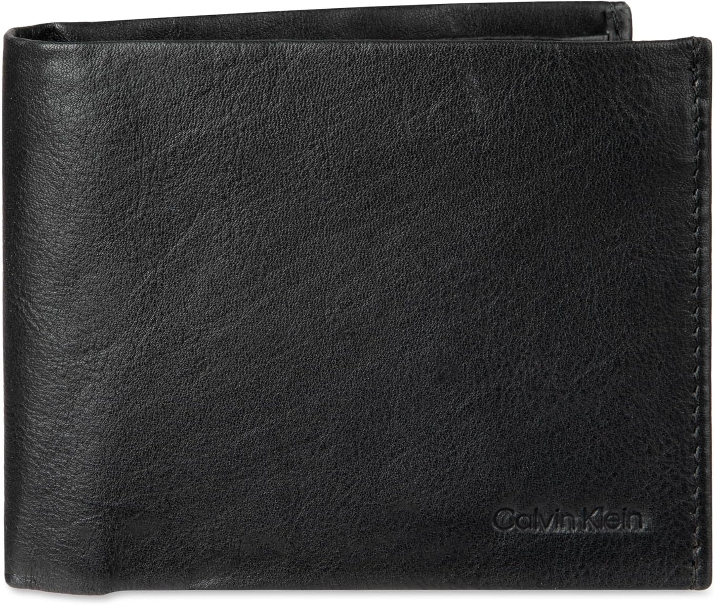 Billetera Bifold Minimalista de Piel RFID Calvin Klein con Slots