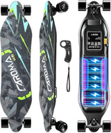 Skateboard eléctrico 350W-1200W, 12.4-28 MPH, 11-16 millas