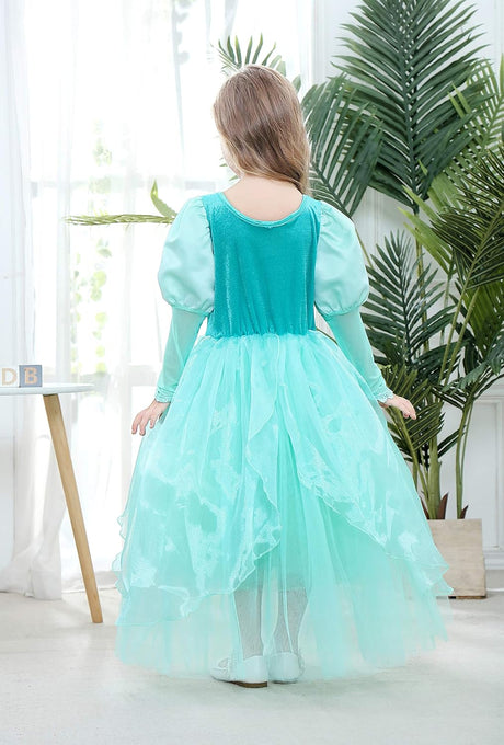 Disfraces de Vestido de princesa  talla 5 a 6 años agua