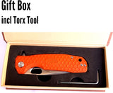 Cuchillo de bolsillo de acero ligera plegable