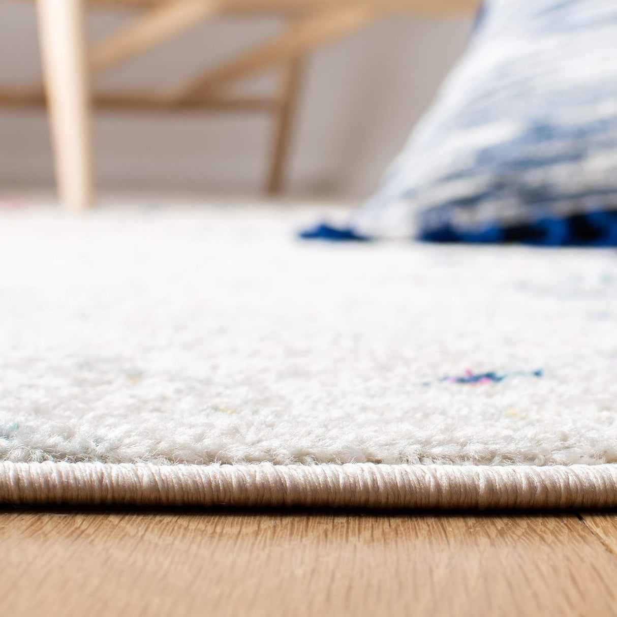 Alfombra Cuadrada de Área, Diseño Boho Marroquí, TUL270C