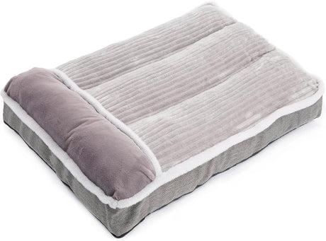 Cama Grande para Perro con Almohada, Suave, Modelo X123