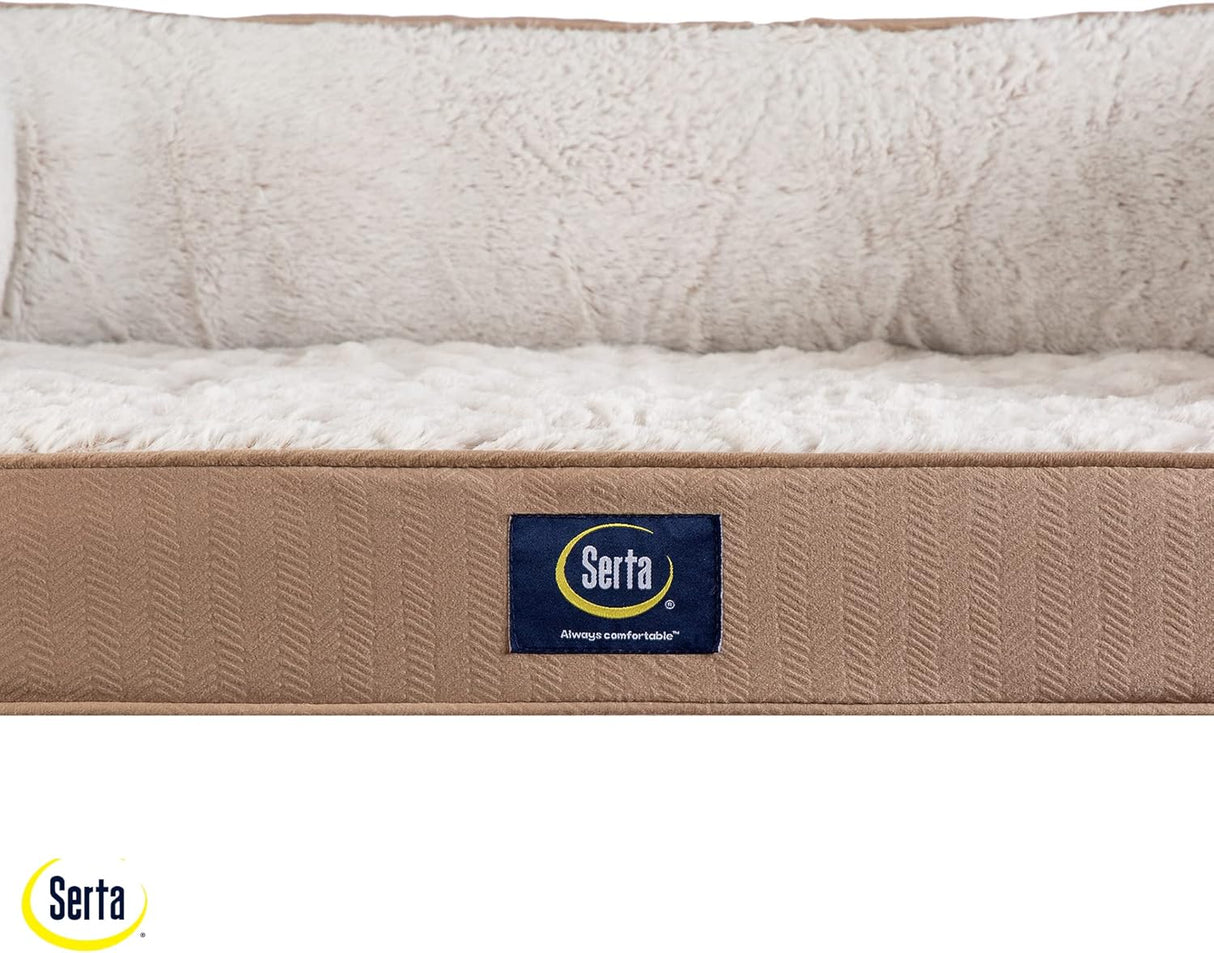 Cama ortopédica acolchada para perros Serta - Grande