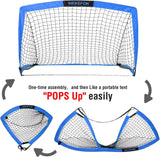 WEKEFON Porterías de fútbol para patio trasero