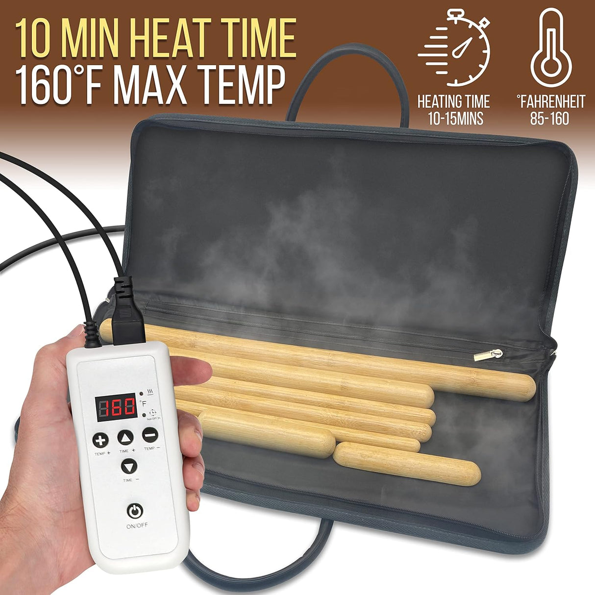 Kit de Masajeadores Eléctrico SERENELIFE PSLMSGBMB22