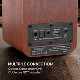 Altavoces Bluetooth 40W, 2.75 Woofer, Conexión AUX/Óptica