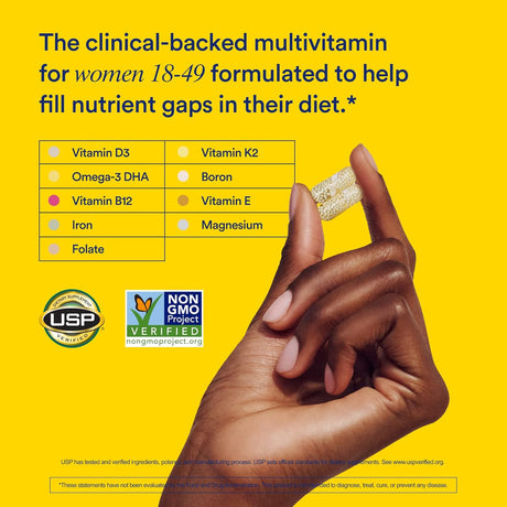 Suplemento Multivitamínico para mujeres con vitamina D3 60un