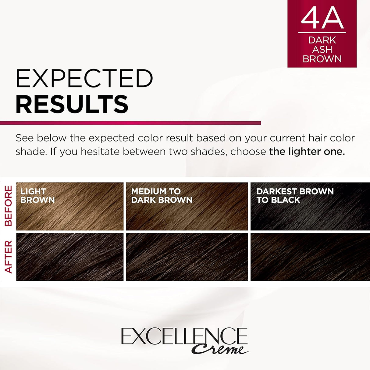Crema de tinte de pelo permanente Excellence