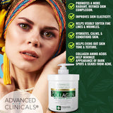 Loción facial de colágeno y ácido hialurónico crema corporal