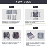 Cama para perros pequeños Bedsure, ortopédica, 20x19x6 pulgadas