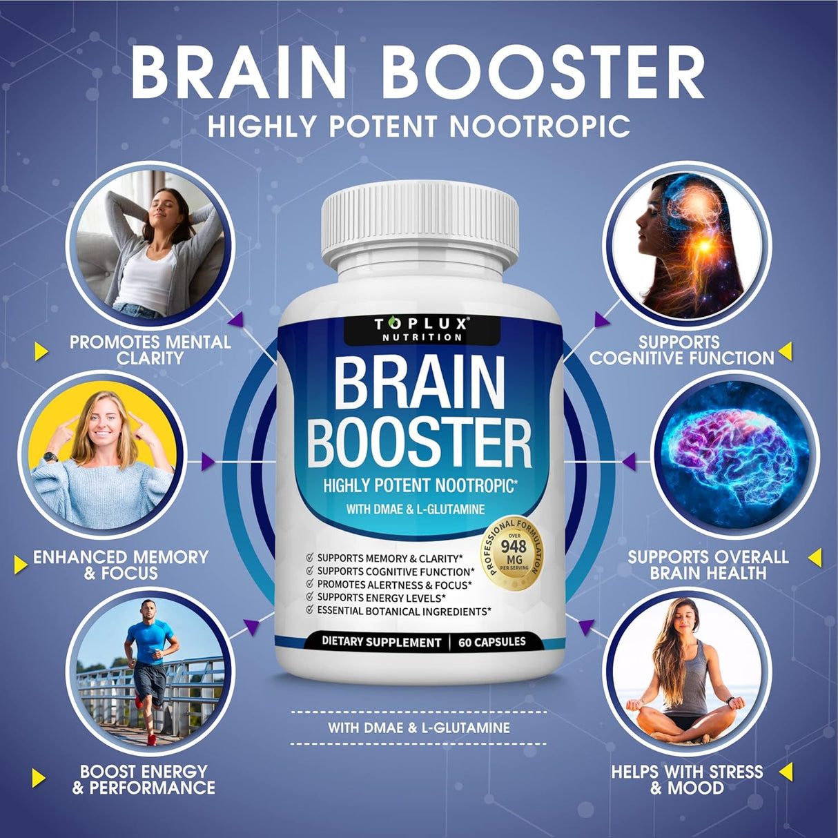 Suplementos Alimenticios cerebral nootrópico potenciador