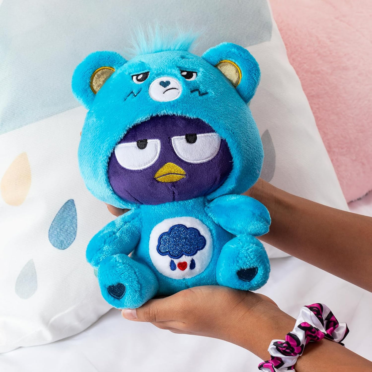 Peluche Badtz-Maru como Grumpy Bear - Care Bears, 8 Suave