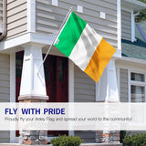 Anley - Bandera de poliéster con la bandera de Irlanda (3 x 5 pies)
