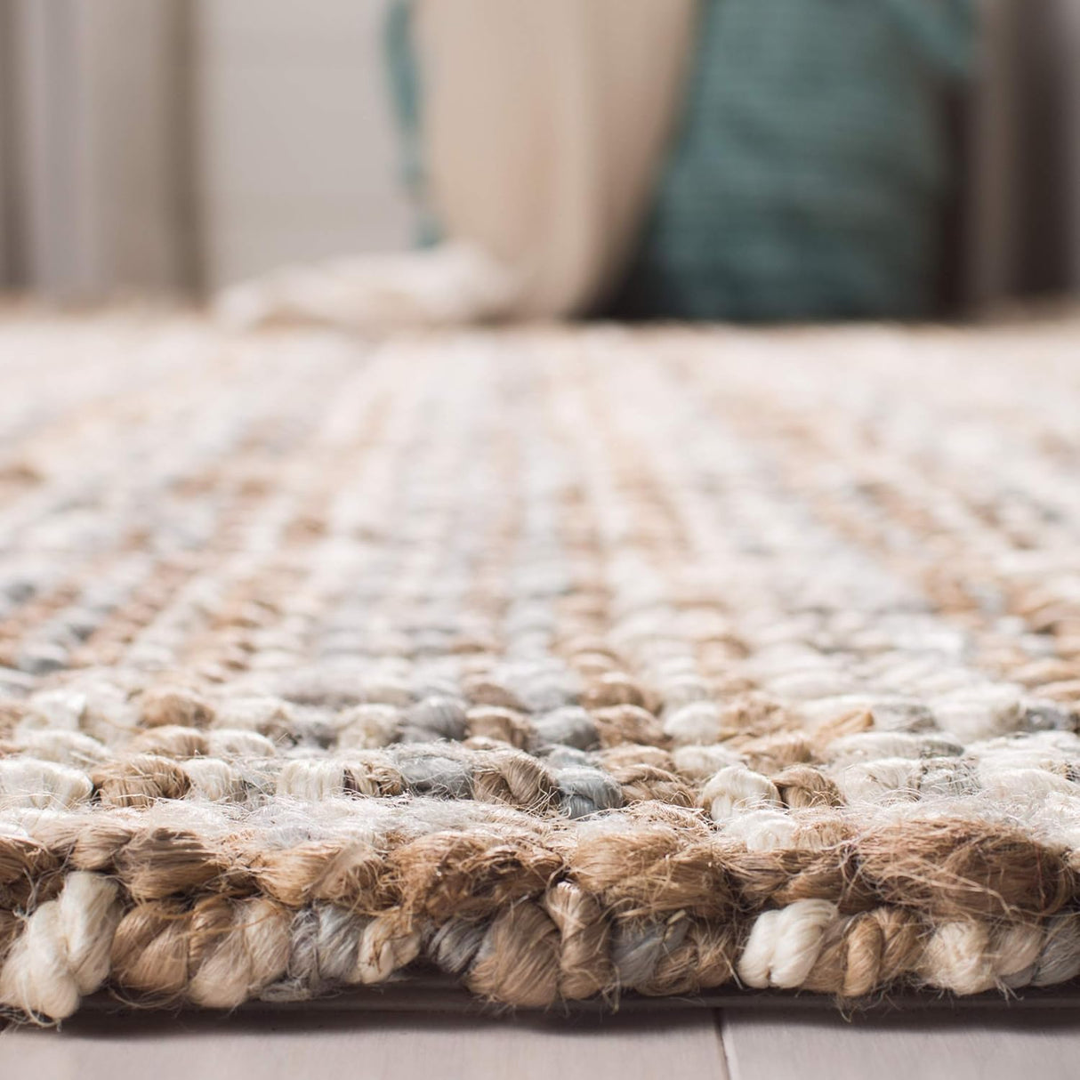 Alfombra de fibra natural SAFAVIEH, yute, 5' x 8', modelo NF447K