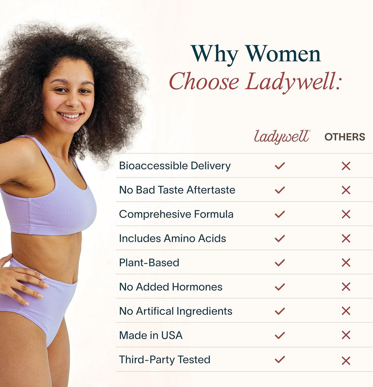 Suplemento de salud específico para la mujer Ladywell