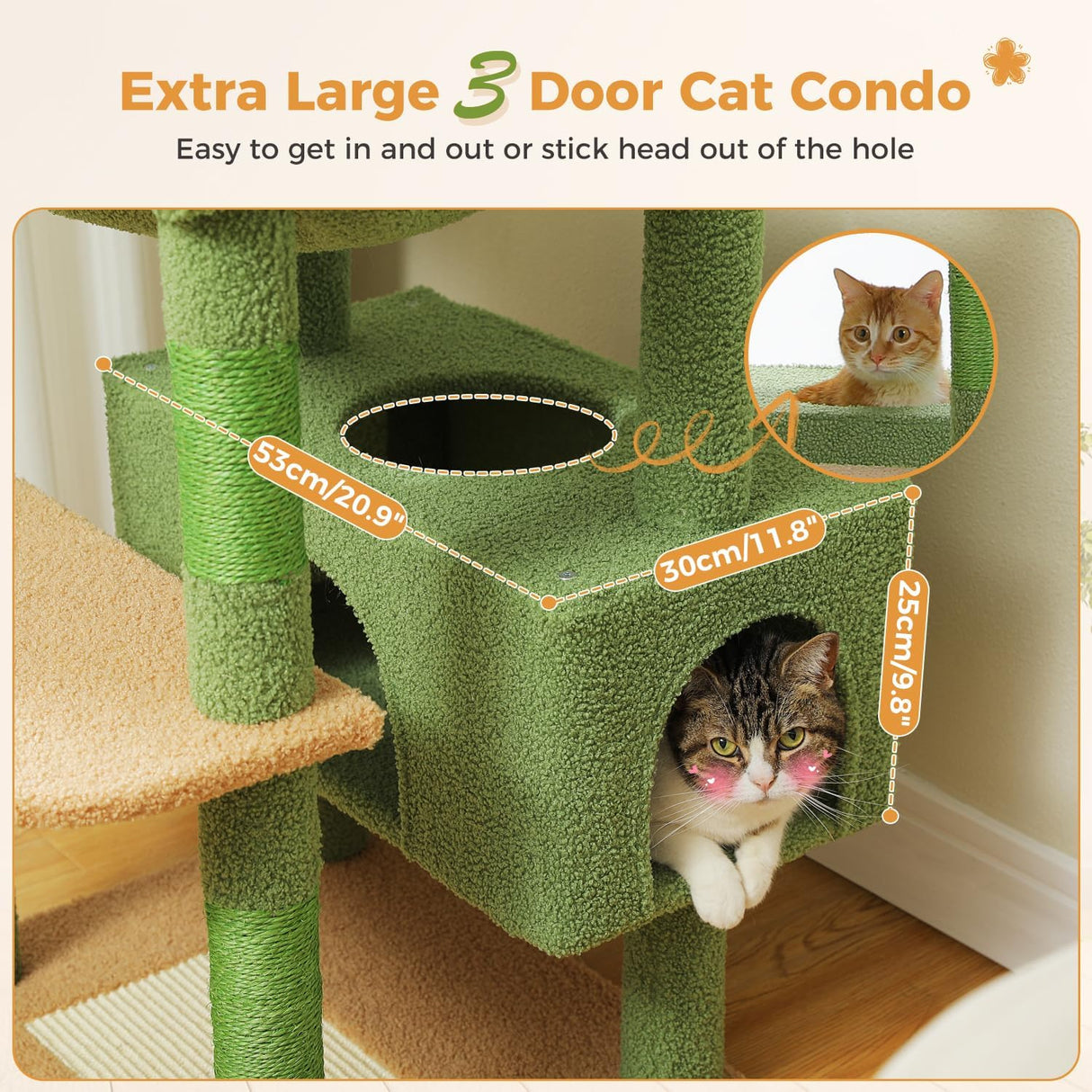 Árbol para Gatos PAWZ Road 72 con Rascadores y Perchas