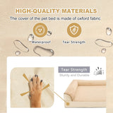 Cama ortopédica para perros medianos JOYELF, sofá L, lavable
