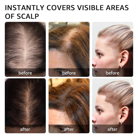 Polvo para retoque de raíces y cabello fino