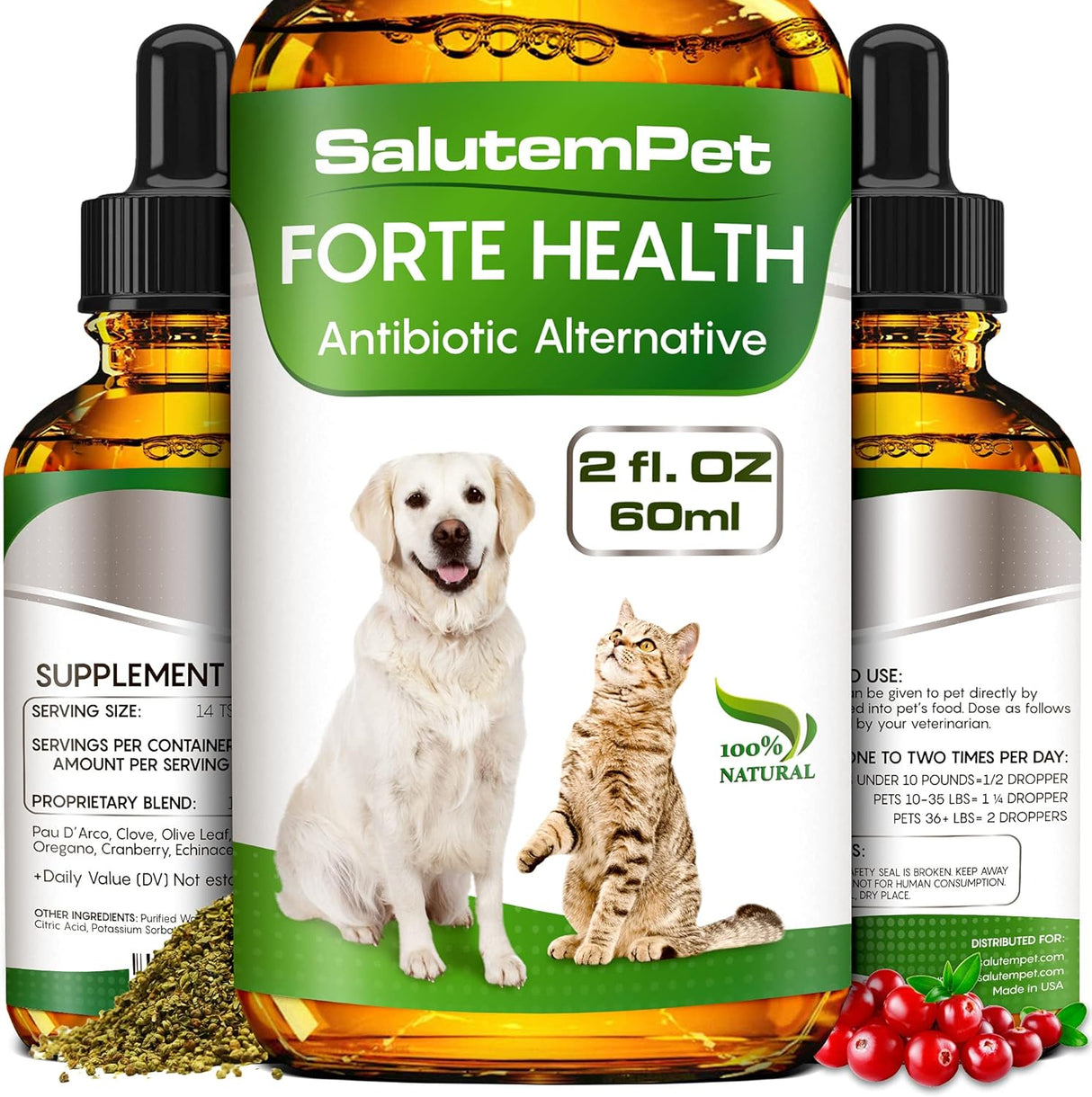 Vitaminas Suplemento de hierbas naturales para perros