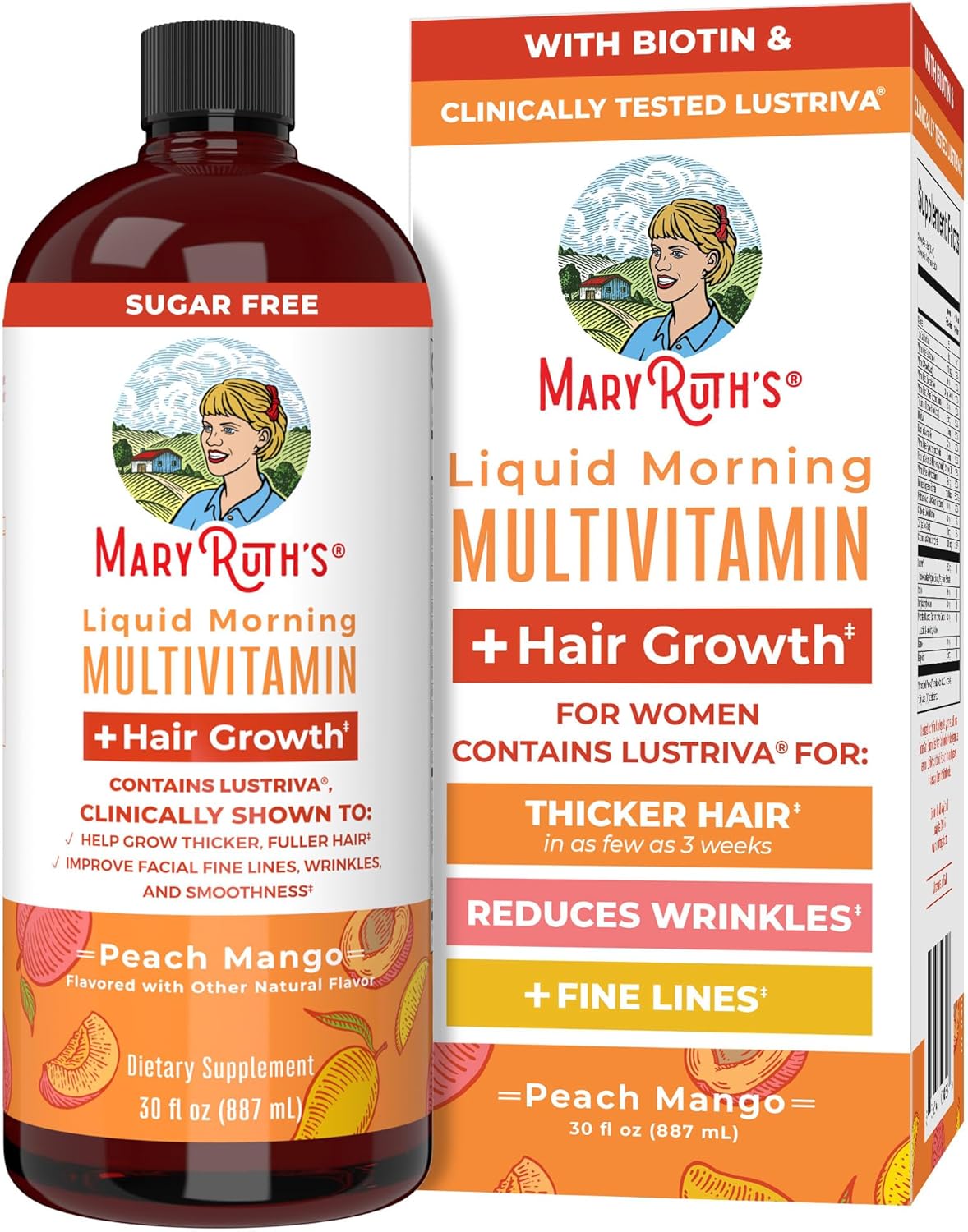 Multivitamínico Líquido MaryRuth's con Biotina 10000mcg