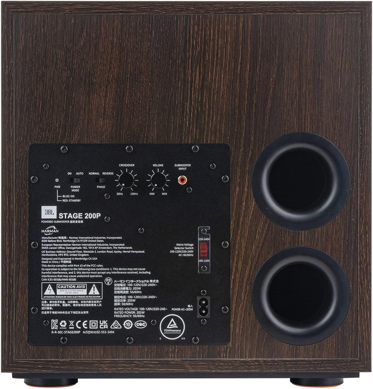 Subwoofer Activo 10 300W JBL Stage 2 L200P
