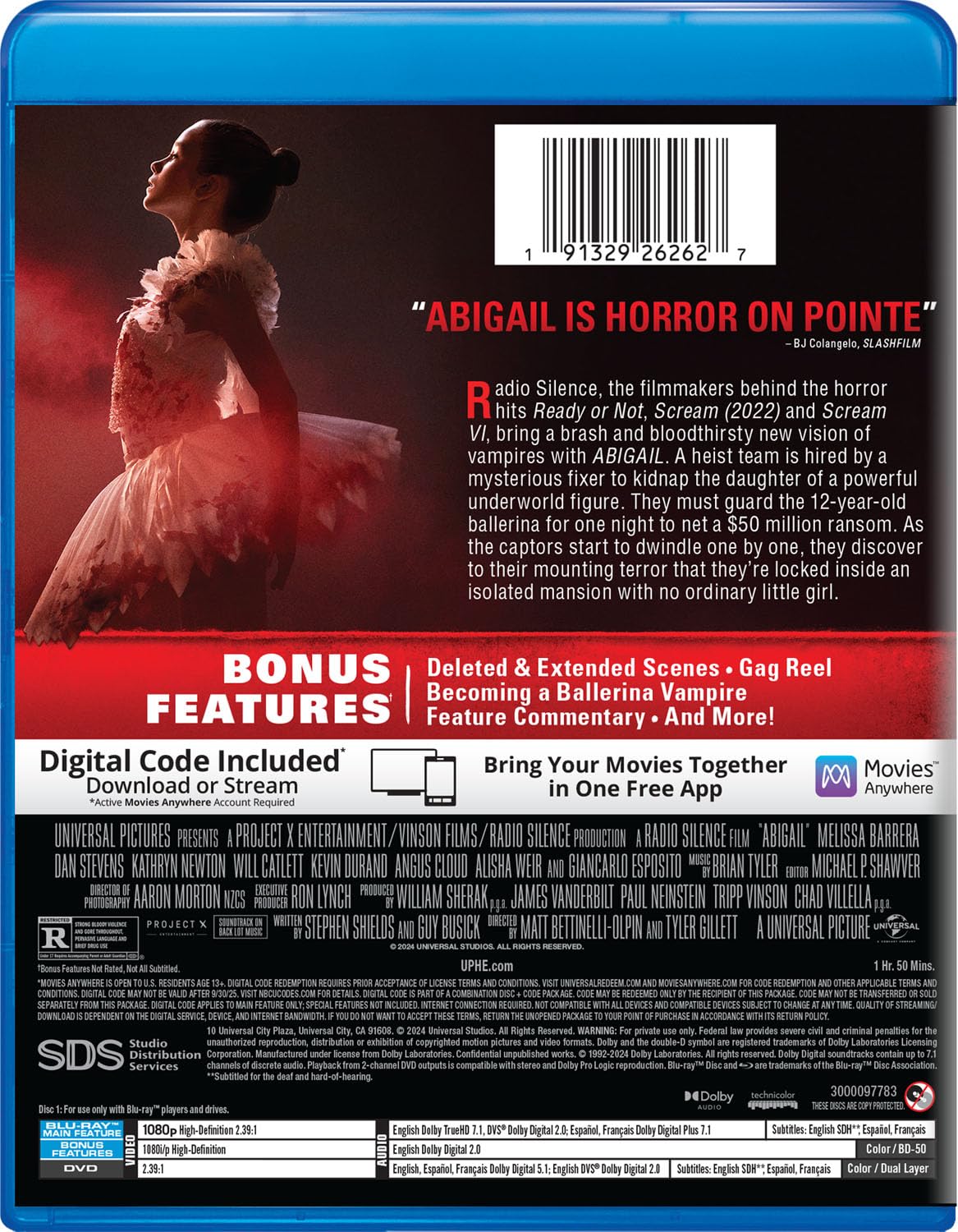 Abigail (Blu-ray + DVD + Digital)