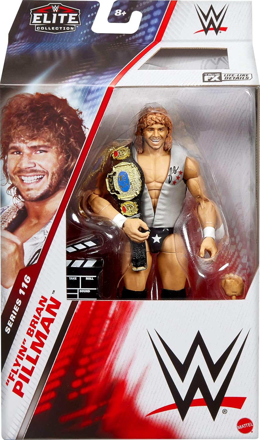 Figura de acción WWE Mattel Elite con accesorios, Serie 116, 6